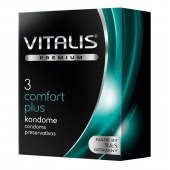 Контурные презервативы VITALIS PREMIUM comfort plus - 3 шт. - Vitalis - купить с доставкой в Камышине