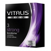 Презервативы с утолщенной стенкой VITALIS PREMIUM strong - 3 шт. - Vitalis - купить с доставкой в Камышине