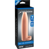 Телесная насадка Real Feel Enhancer XL - 17 см. - Pipedream - в Камышине купить с доставкой