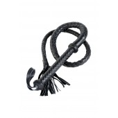 Длинный кожаный кнут с хлопушками на конце - ToyFa - купить с доставкой в Камышине