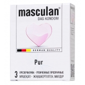 Супертонкие презервативы Masculan Pur - 3 шт. - Masculan - купить с доставкой в Камышине