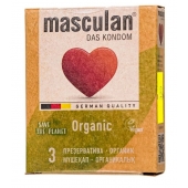 Экологически чистые презервативы Masculan Organic - 3 шт. - Masculan - купить с доставкой в Камышине