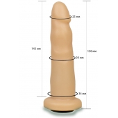 Телесная насадка Harness - 15,8 см. - LOVETOY (А-Полимер) - купить с доставкой в Камышине