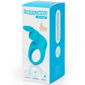Голубое эрекционное виброкольцо Happy Rabbit Rechargeable Rabbit Cock Ring - Happy Rabbit - в Камышине купить с доставкой