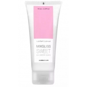 Смазка на водной основе Mixgliss Sweet с ароматом бабл-гам - 70 мл. - Mixgliss - купить с доставкой в Камышине