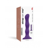 Фиолетовая насадка Strap-On-Me Dildo Geisha Balls size XL - Strap-on-me - купить с доставкой в Камышине