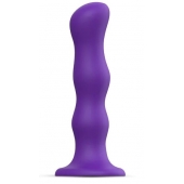 Фиолетовая насадка Strap-On-Me Dildo Geisha Balls size XL - Strap-on-me - купить с доставкой в Камышине