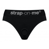 Черные трусики для насадок Heroine Lingerie Harness - size S - Strap-on-me - купить с доставкой в Камышине