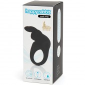 Черное эрекционное виброкольцо Happy Rabbit Rechargeable Rabbit Cock Ring - Happy Rabbit - в Камышине купить с доставкой
