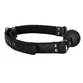 Черный кляп-шарик BALL GAG DIAMOND - Dream Toys - купить с доставкой в Камышине