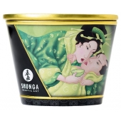 Массажная свеча Exotic Green Tea с ароматом зелёного чая - 170 мл. - Shunga - купить с доставкой в Камышине