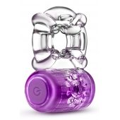 Фиолетовое эрекционное виброкольцо One Night Stand Vibrating C-Ring - Blush Novelties - в Камышине купить с доставкой