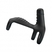 Черная вибронасадка на пенис Vibrating Penis Sling - Baile - в Камышине купить с доставкой
