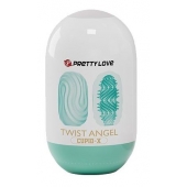 Бирюзовый мастурбатор-яйцо Twist Angel - Baile - в Камышине купить с доставкой