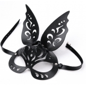 Черная ажурная маска  Зайка  с ушками - Crazy Handmade - купить с доставкой в Камышине