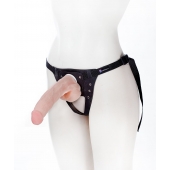Реалистичный фаллос на поясе Harness - 20,5 см. - LOVETOY (А-Полимер) - купить с доставкой в Камышине