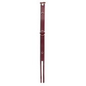 Бордовый ремень Halo Waist Belt - размер L-XL - Shots Media BV - купить с доставкой в Камышине