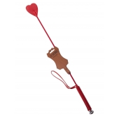 Стек с красным наконечником-сердечком - 70 см. - Sitabella - купить с доставкой в Камышине