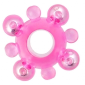 Эрекционное кольцо c бусинками - Toyfa Basic - в Камышине купить с доставкой