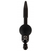 Черный уретральный вибростимулятор Vibrating Penis Plug - Orion - купить с доставкой в Камышине