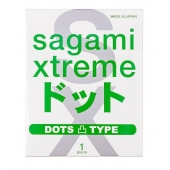 Презерватив Sagami Xtreme Type-E с точками - 1 шт. - Sagami - купить с доставкой в Камышине