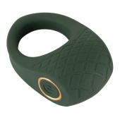 Зеленое эрекционное виброкольцо Luxurious Vibro Cock Ring - Orion - в Камышине купить с доставкой