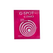Стимулирующий интимный крем для женщин Cosmo G-spot - 2 гр. - Биоритм - купить с доставкой в Камышине