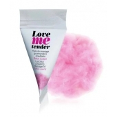 Съедобное согревающее массажное масло Love Me Tender Cotton Candy с ароматом сладкой ваты - 10 мл. - Love to Love - купить с доставкой в Камышине