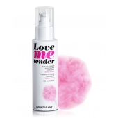 Съедобное согревающее массажное масло Love Me Tender Cotton Candy с ароматом сладкой ваты - 100 мл. - Love to Love - купить с доставкой в Камышине