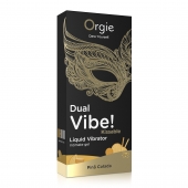 Съедобный гель Dual Vibe Pina Colada с эффектом вибрации и вкусом коктейля пина колада - 15 мл. - ORGIE - купить с доставкой в Камышине