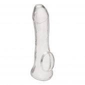 Прозрачная насадка на пенис Transparent Penis Enhancing Sleeve Extension - 15,9 см. - BlueLine - в Камышине купить с доставкой