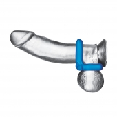Комплект из 2 эрекционных колец-восьмерок 2-Pack Duo Cock And Ball Stamina Enhancement Ring - BlueLine - в Камышине купить с доставкой