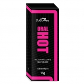 Гель для оральных ласк Oral Hot с согревающим эффектом - 15 гр. - HotFlowers - купить с доставкой в Камышине