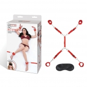 Красная фиксация на матрас Classic Bedspreader - Lux Fetish - купить с доставкой в Камышине