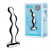 Стальной анальный фаллоимитатор для простаты Stainless Steel Anal Beads - 13 см. - b-Vibe - в Камышине купить с доставкой