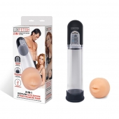 Автоматическая вакуумная помпа-мастурбатор Blowjob Auto Sucker Penis Enlarger Pump - Lux Fetish - в Камышине купить с доставкой