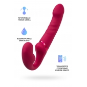 Малиновый безремневой страпон Lapis - 23 см. - Lovense - купить с доставкой в Камышине