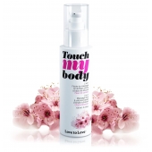 Силиконовый лубрикант 2-в-1 Touch My Body с ароматом вишнёвого цвета - 100 мл. - Love to Love - купить с доставкой в Камышине