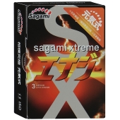 Презервативы Sagami Xtreme ENERGY с ароматом энергетика - 3 шт. - Sagami - купить с доставкой в Камышине