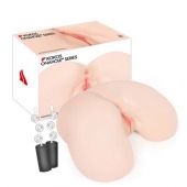 Мастурбатор-полуторс с двойным слоем материала и вибрацией Maria Onahole Real Vagina - KOKOS - в Камышине купить с доставкой