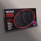 Набор из 3 массажеров простаты чёрного цвета NEXUS ANAL STARTER KIT - Nexus Range - в Камышине купить с доставкой