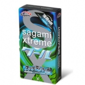 Презервативы Sagami Xtreme Mint с ароматом мяты - 10 шт. - Sagami - купить с доставкой в Камышине