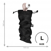 Черный мешочек для хранения игрушек Treasure Bag L - Satisfyer - купить с доставкой в Камышине