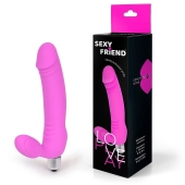 Розовый безремневой страпон Sexy Friend - 1137 - купить с доставкой в Камышине