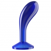 Синяя анальная втулка Flawless Clear Prostate Plug 6.0 - 15 см. - Lovetoy - в Камышине купить с доставкой