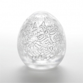 Мастурбатор-яйцо Keith Haring EGG PARTY - Tenga - в Камышине купить с доставкой