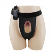 Полый вибрострапон на регулируемых трусиках Draven - 17,5 см. - Baile - купить с доставкой в Камышине