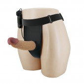 Полый вибрострапон на регулируемых трусиках Draven - 17,5 см. - Baile - купить с доставкой в Камышине