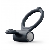Черное эрекционное кольцо Power Clit - Dorcel - в Камышине купить с доставкой