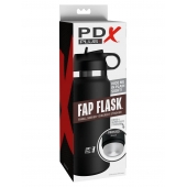Черный мастурбатор в виде бутылки Fap Flask - Pipedream - в Камышине купить с доставкой